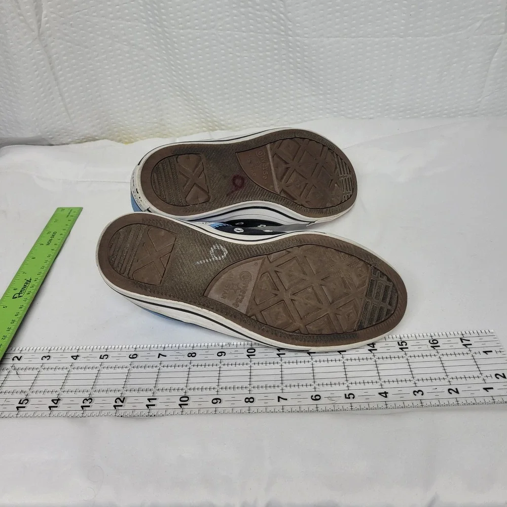 Converse Chuck Taylor All Star Madison‎ Mid Black Blue Sneakers A06371F Kids 6